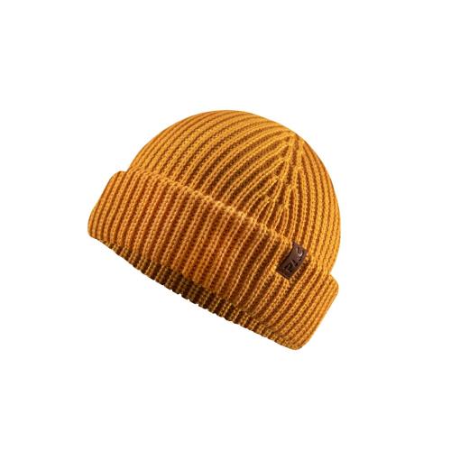 P.A.C. Nature Salor 100% Recycled Merino Beanie - yellow (Grösse: one si) von P.A.C