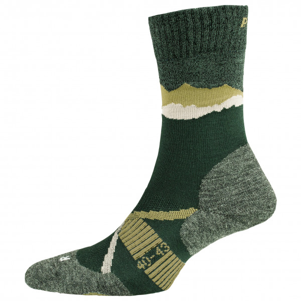 P.A.C. - TR 3.2 Trekking Merino Light - Wandersocken Gr 40-43 grün/oliv von P.A.C.