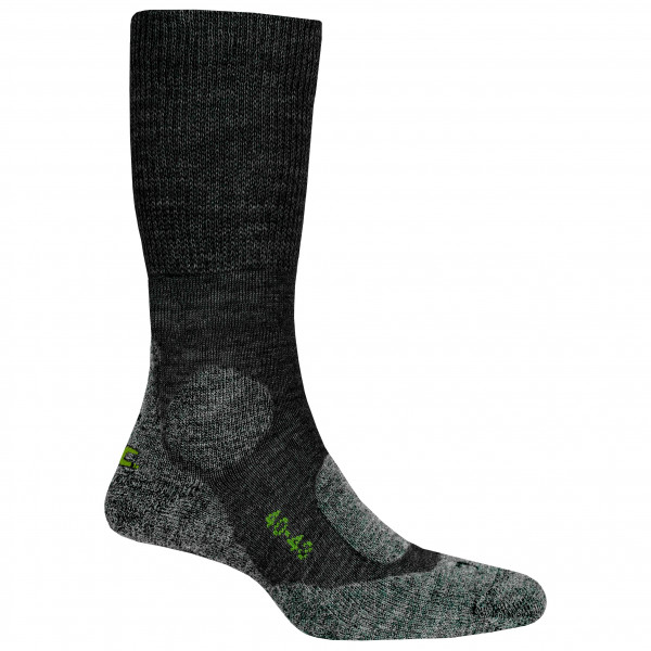 P.A.C. - TR 6.1 Trekking Merino Medium - Wandersocken Gr 40-43 schwarz von P.A.C.