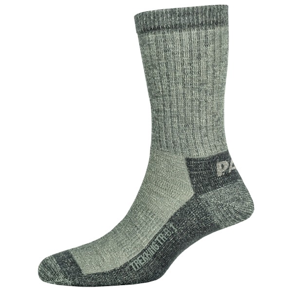 P.A.C. - TR 8.1 Trekking Merino Heavy - Wandersocken Gr 40-43 grau/oliv von P.A.C.