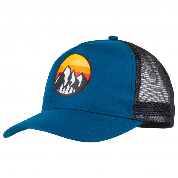 P.A.C. - Twill Trucker Cap Rampis - Cap Gr One Size blau;grau/schwarz von P.A.C.