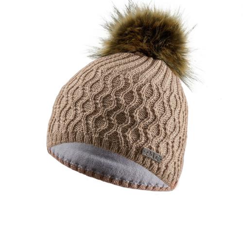 P.A.C.Kisala Pom Beanie - beige (Grösse: one si) von P.A.C