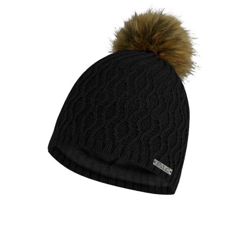 P.A.C.Kisala Pom Beanie - black (Grösse: one si) von P.A.C