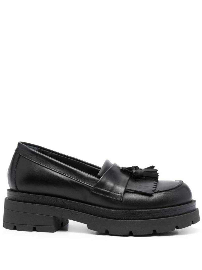 P.A.R.O.S.H. 45mm tassel-detail leather loafers - Black von P.A.R.O.S.H.