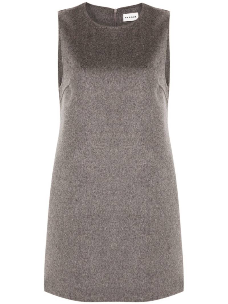 P.A.R.O.S.H. Leak mini dress - Grey von P.A.R.O.S.H.