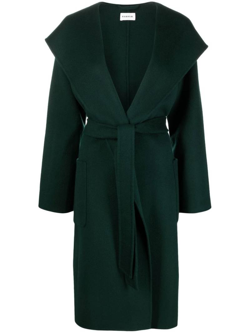 P.A.R.O.S.H. Leak wool midi coat - Green von P.A.R.O.S.H.