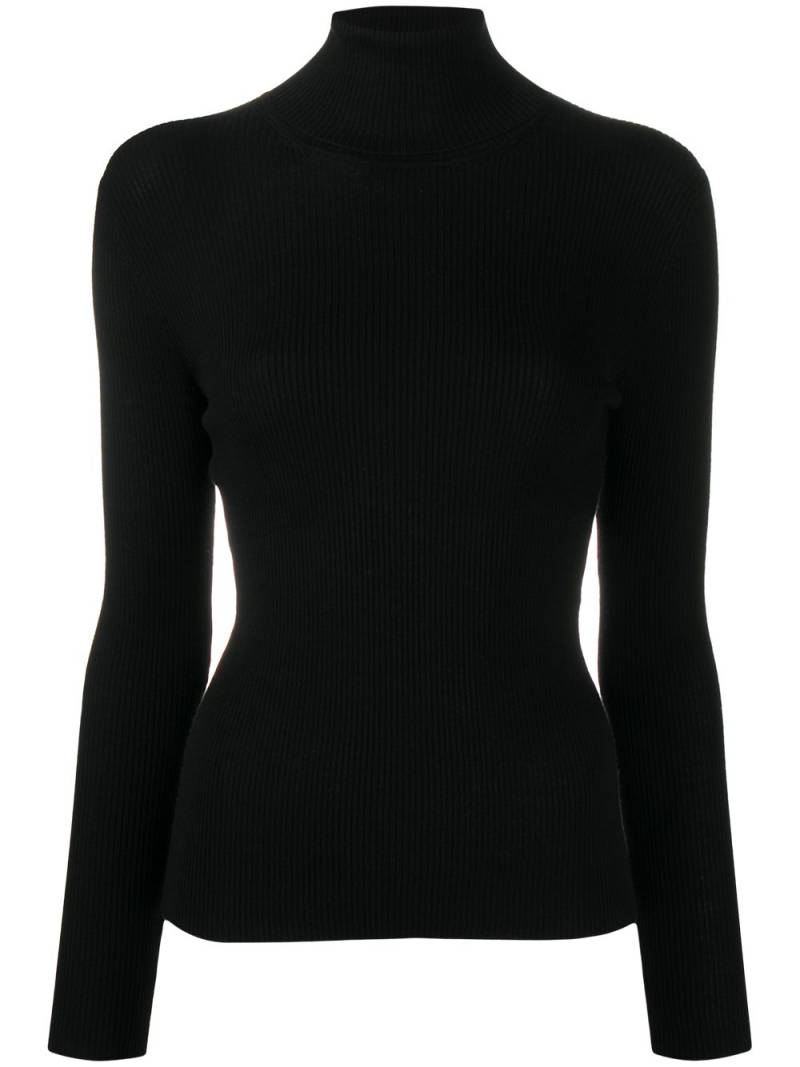 P.A.R.O.S.H. Leila ribbed knit jumper - Black von P.A.R.O.S.H.