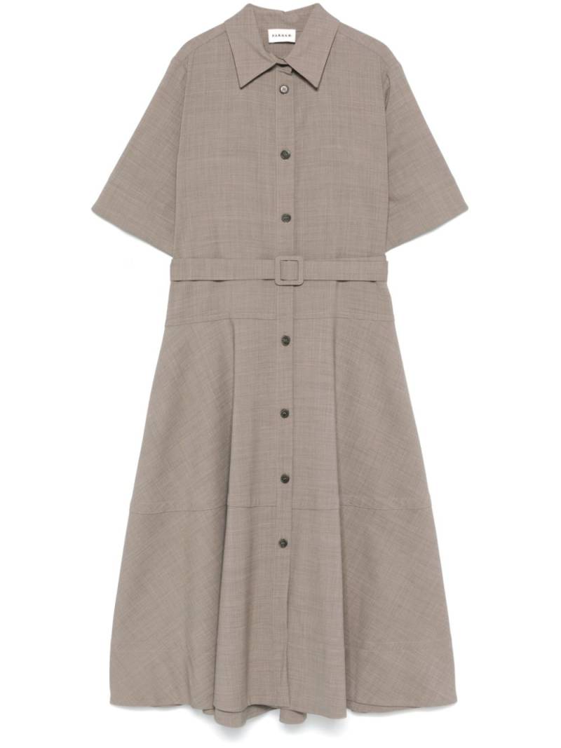 P.A.R.O.S.H. Lille midi dress - Grey von P.A.R.O.S.H.