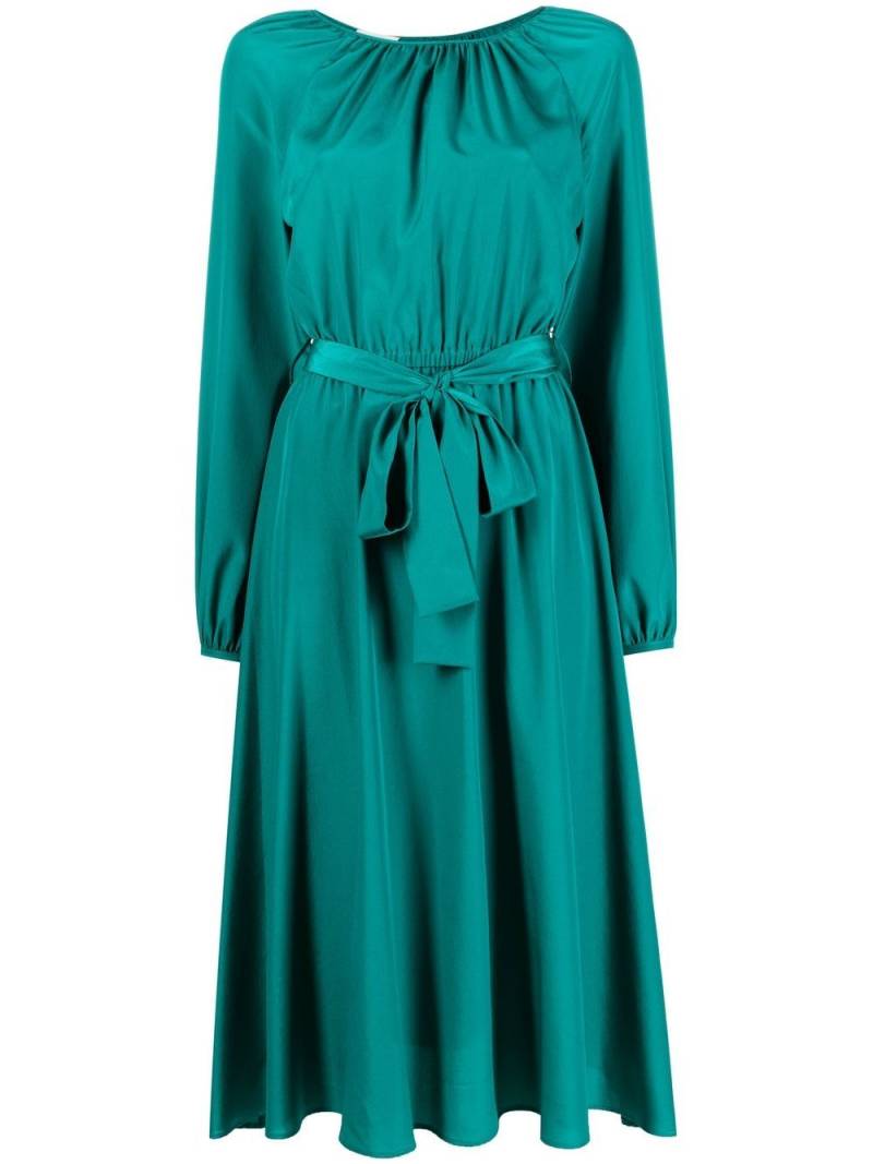 P.A.R.O.S.H. Palmer belted dress - Green von P.A.R.O.S.H.