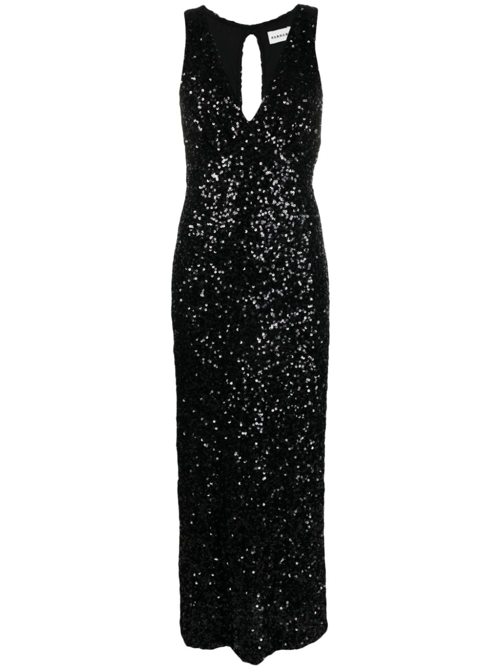 P.A.R.O.S.H. Paris sequin-embellished dress - Black von P.A.R.O.S.H.