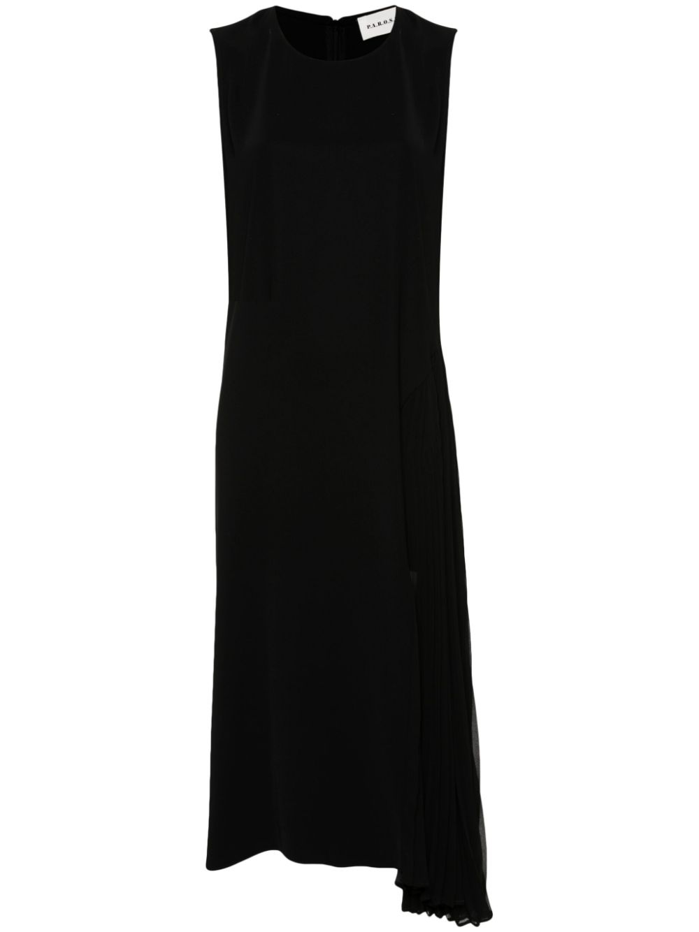 P.A.R.O.S.H. Poker midi dress - Black von P.A.R.O.S.H.