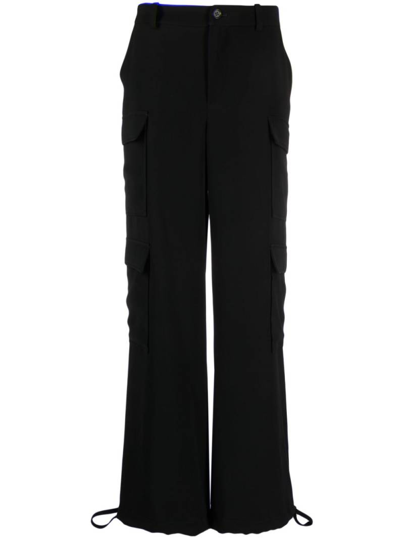 P.A.R.O.S.H. Poker mulit-pocket straight trousers - Black von P.A.R.O.S.H.