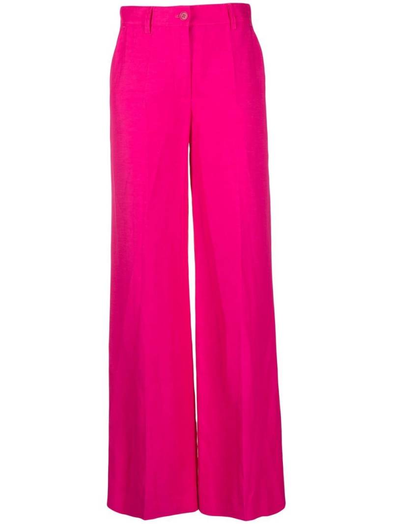 P.A.R.O.S.H. Raisa flared high-waisted trousers - Pink von P.A.R.O.S.H.