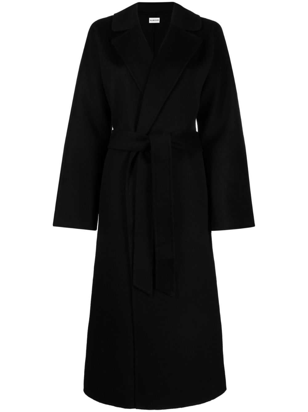 P.A.R.O.S.H. belted wool coat - Black von P.A.R.O.S.H.