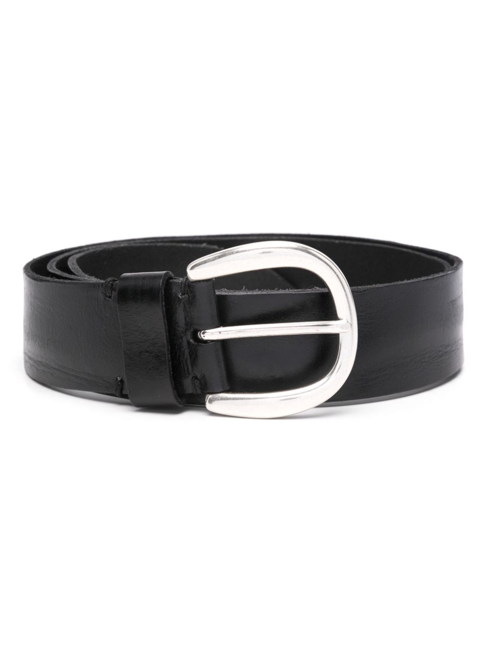 P.A.R.O.S.H. buckled leather belt - Black von P.A.R.O.S.H.