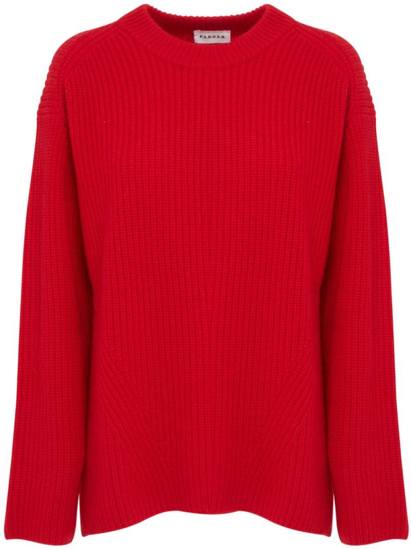 P.A.R.O.S.H. crew-neck sweater - Red von P.A.R.O.S.H.