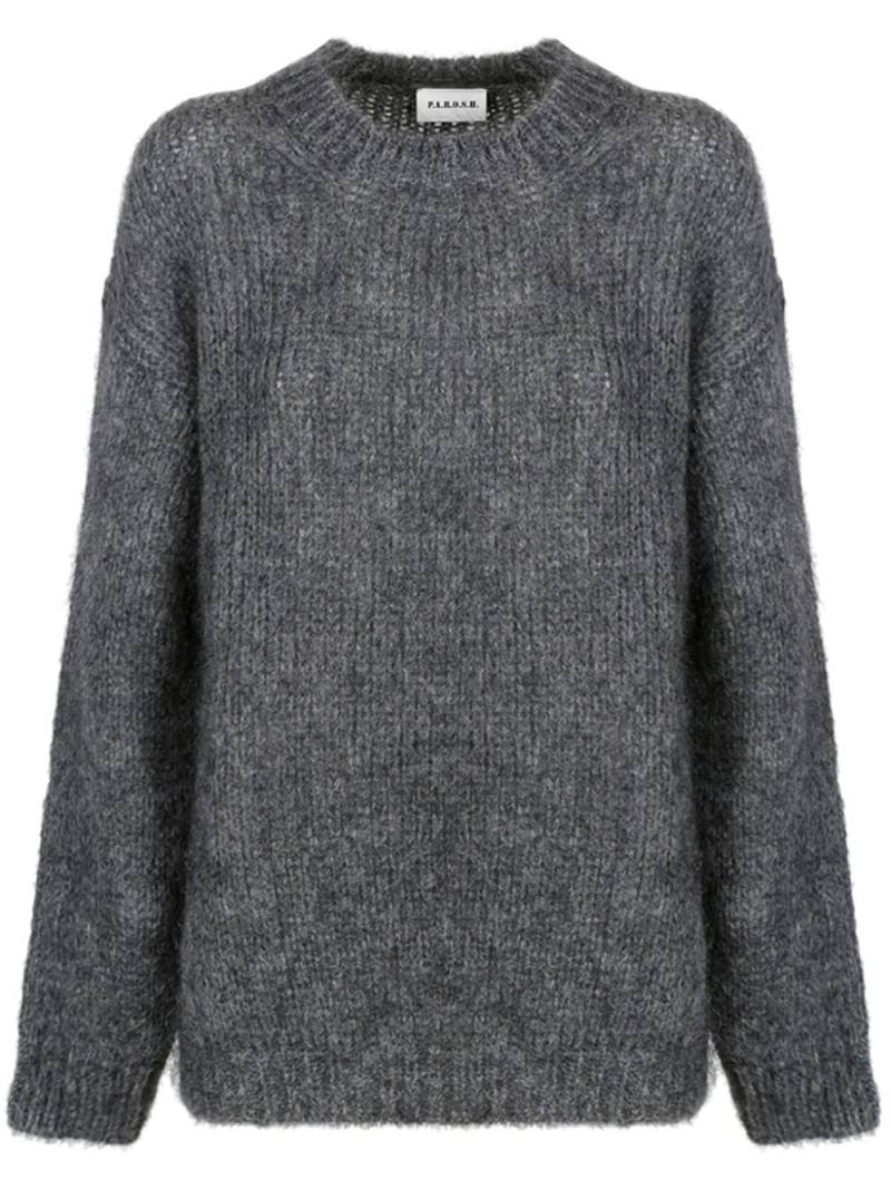 P.A.R.O.S.H. crew-neck wool jumper - Grey von P.A.R.O.S.H.