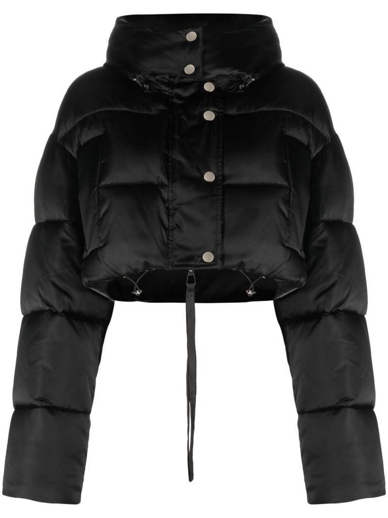 P.A.R.O.S.H. cropped padded jacket - Black von P.A.R.O.S.H.