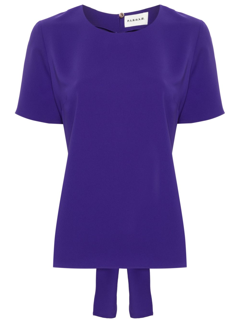 P.A.R.O.S.H. cut-out-detail cady blouse - Purple von P.A.R.O.S.H.