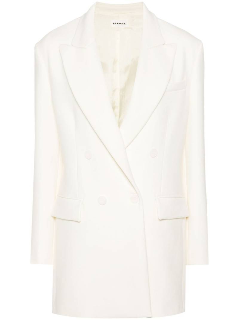 P.A.R.O.S.H. double-breasted twill blazer - Neutrals von P.A.R.O.S.H.