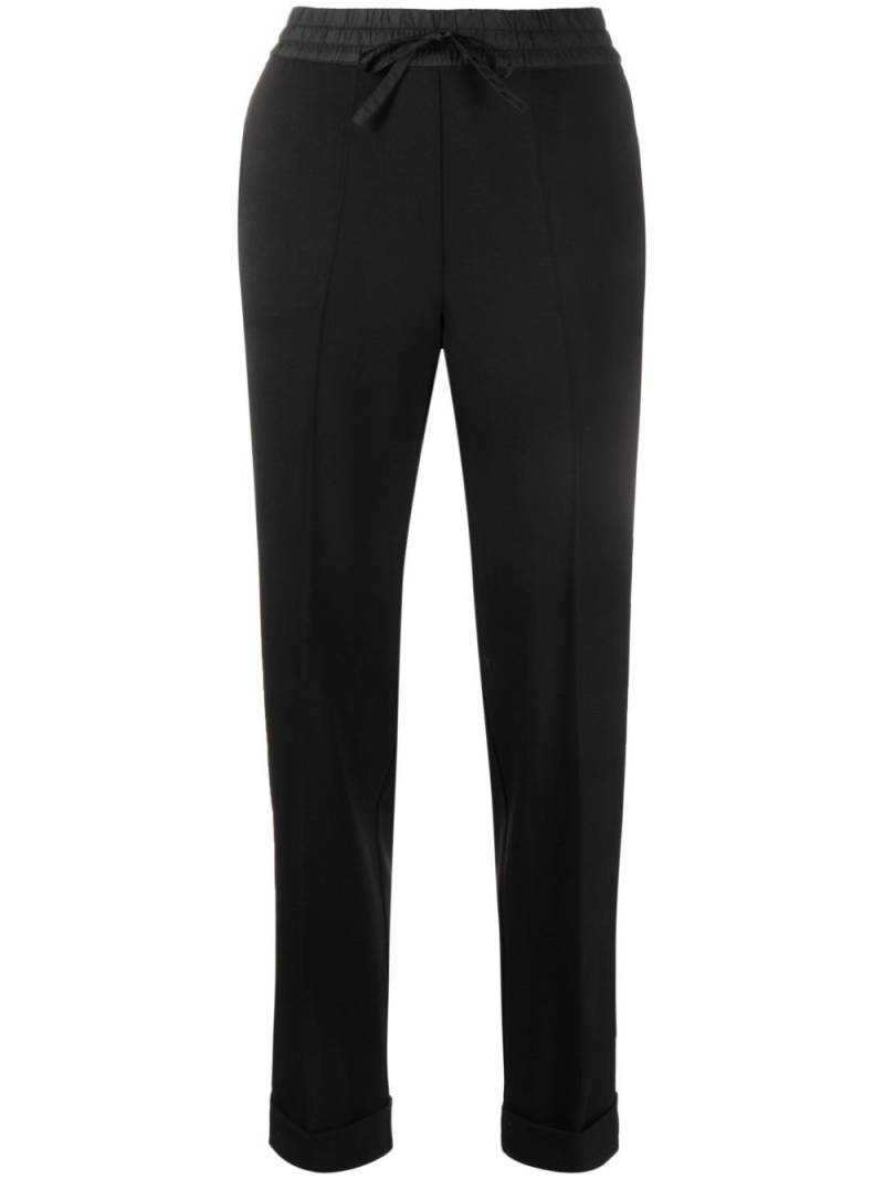 P.A.R.O.S.H. drawstring straight-leg trousers - Black von P.A.R.O.S.H.