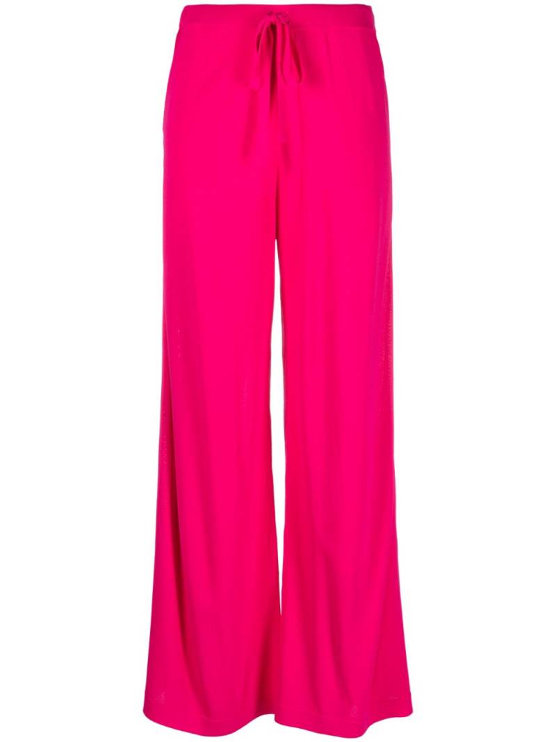 P.A.R.O.S.H. drawstring-waist knitted pants - Pink von P.A.R.O.S.H.