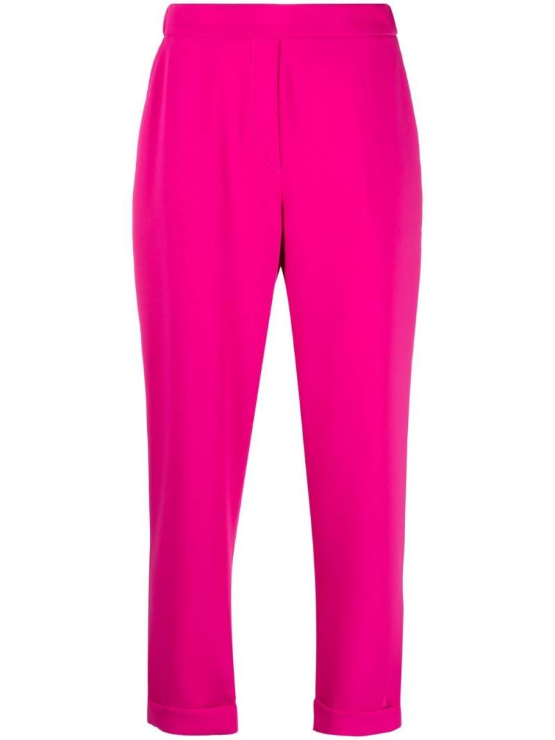 P.A.R.O.S.H. elasticated-waist tapered trousers - Pink von P.A.R.O.S.H.