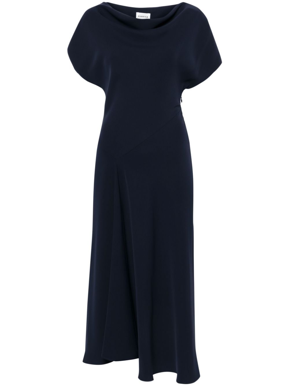 P.A.R.O.S.H. flared maxi dress - Blue von P.A.R.O.S.H.