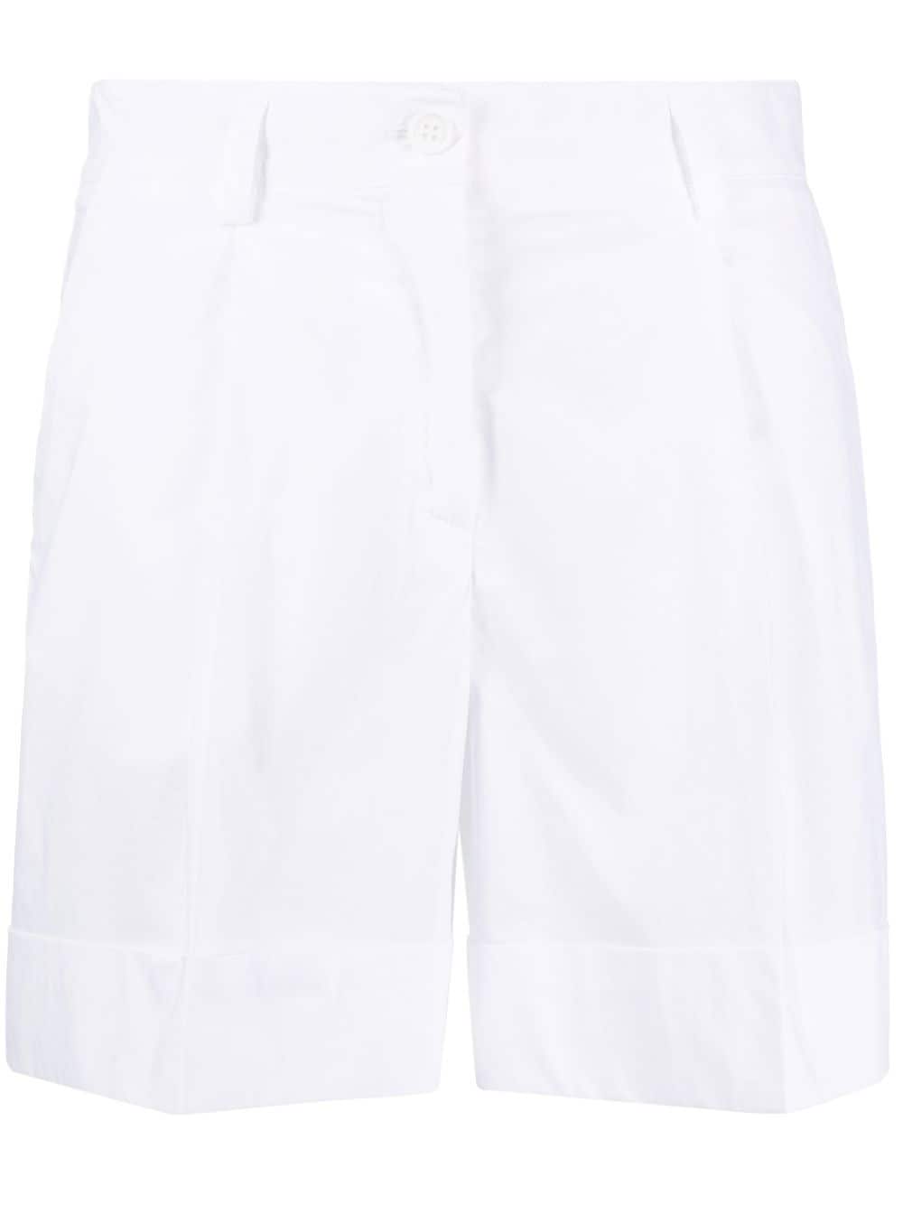 P.A.R.O.S.H. high-rise buttoned shorts - White von P.A.R.O.S.H.