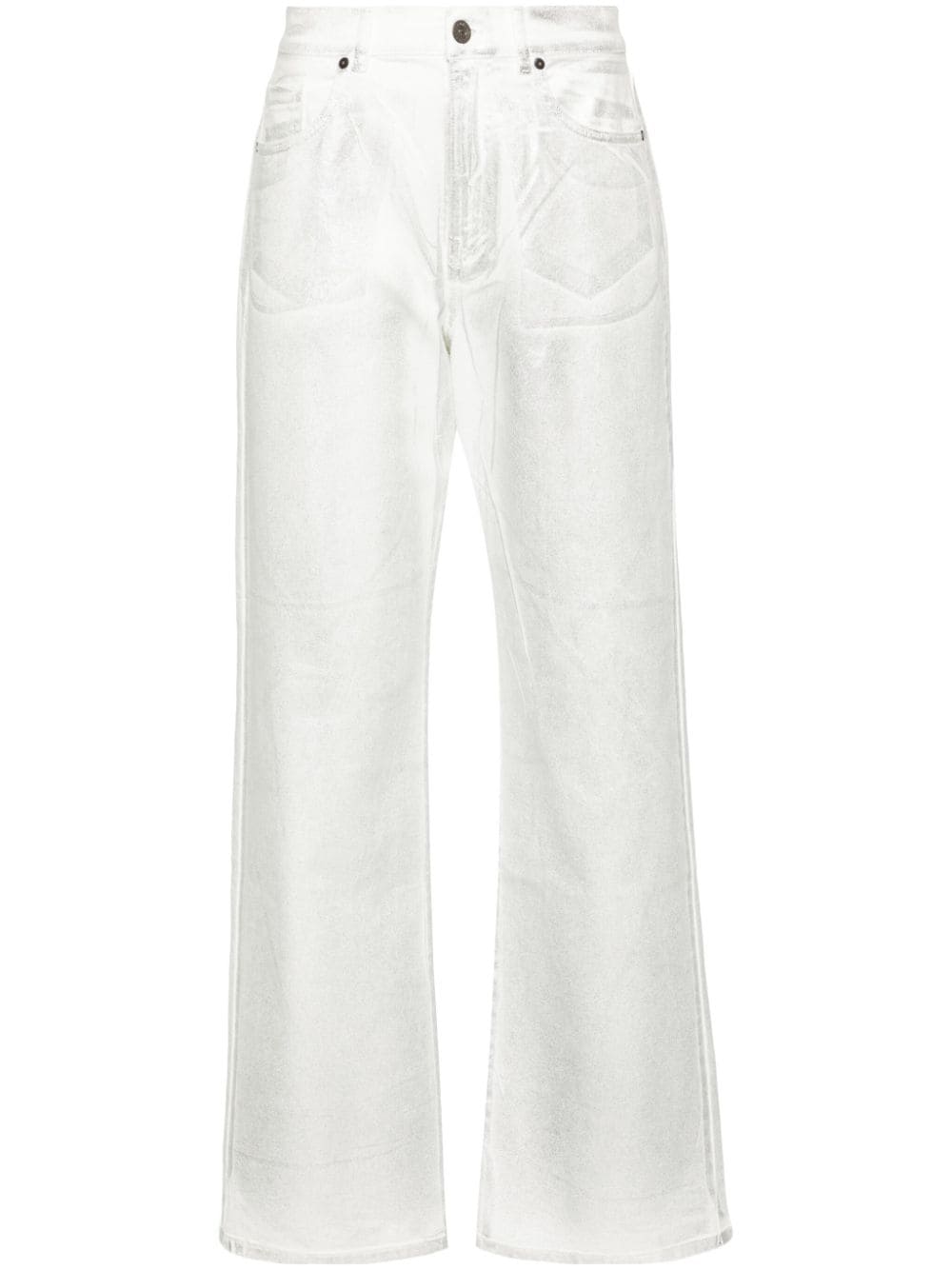 P.A.R.O.S.H. high-rise straight-leg jeans - Grey von P.A.R.O.S.H.