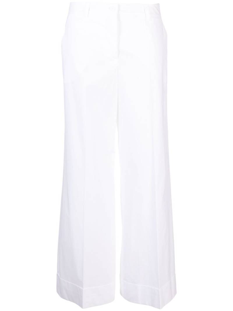 P.A.R.O.S.H. high-waist wide-leg trousers - White von P.A.R.O.S.H.