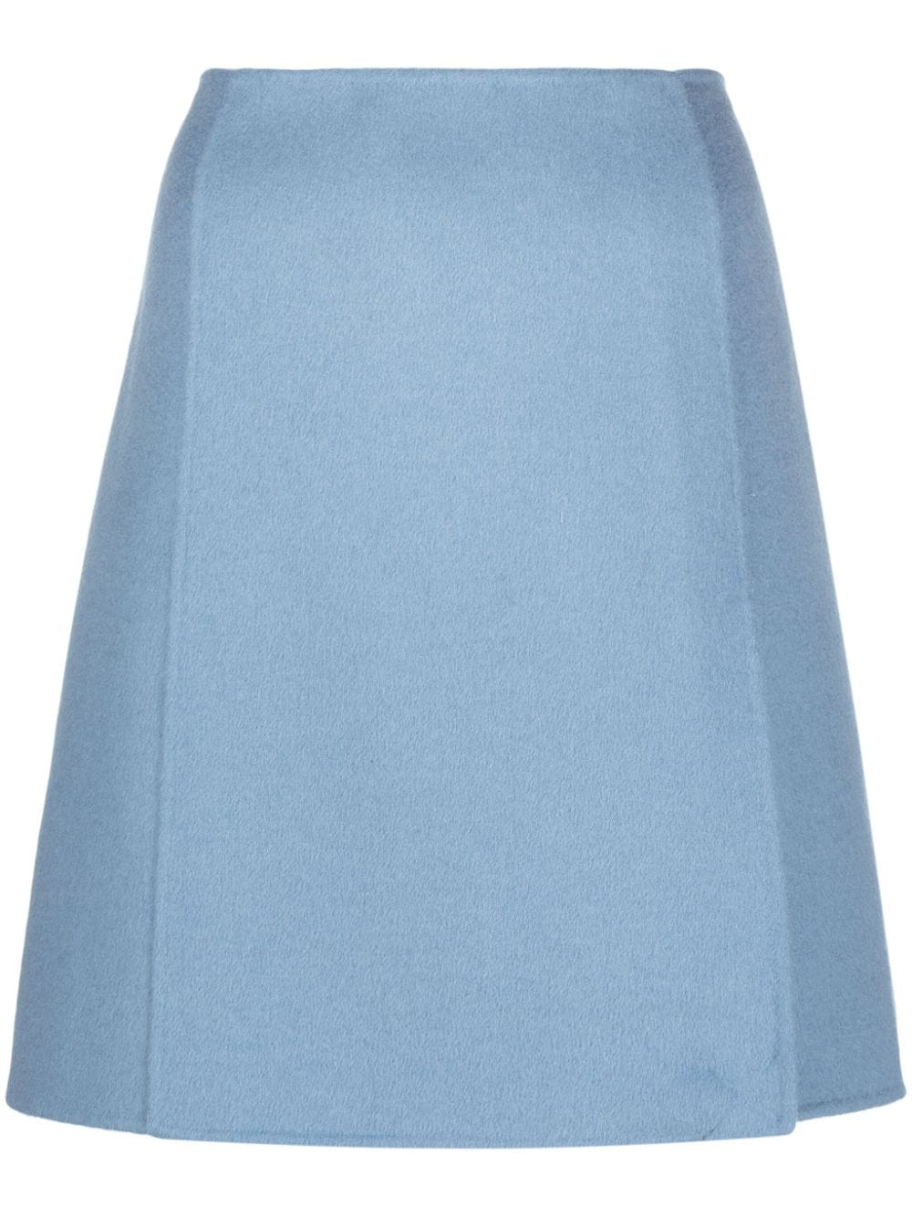 P.A.R.O.S.H. high-waist wool skirt - Blue von P.A.R.O.S.H.