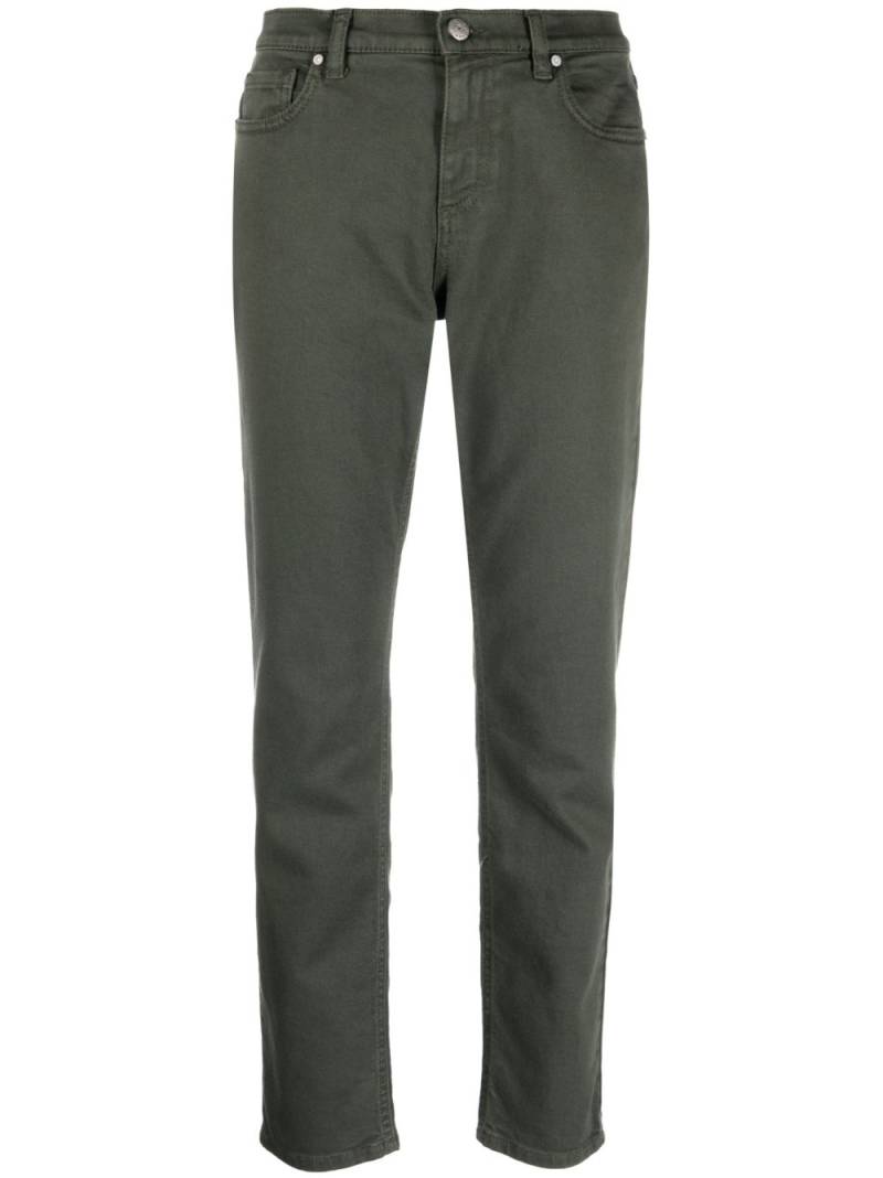 P.A.R.O.S.H. high-waisted tapered-leg trousers - Green von P.A.R.O.S.H.