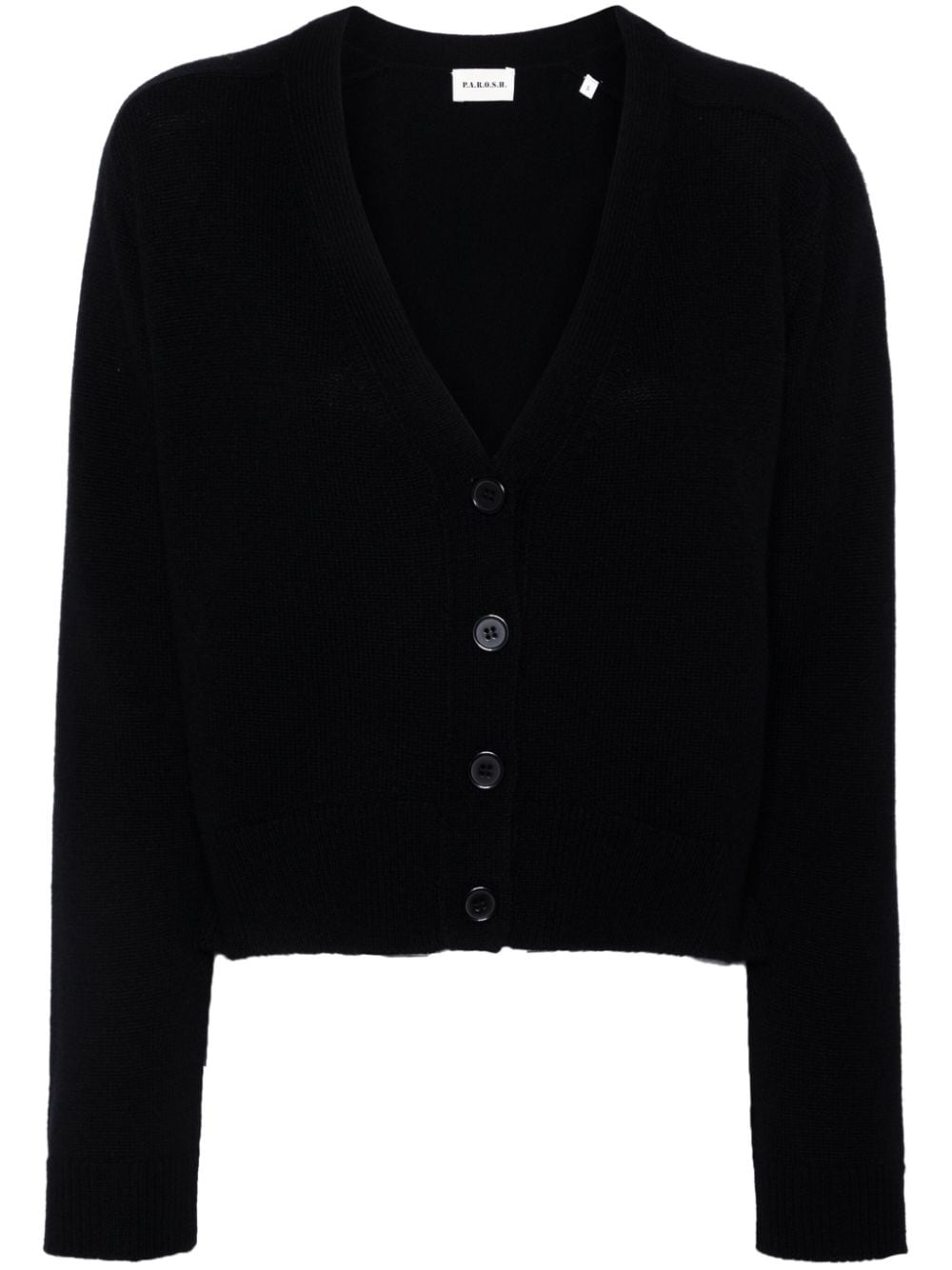 P.A.R.O.S.H. knitted cardigan - Black von P.A.R.O.S.H.