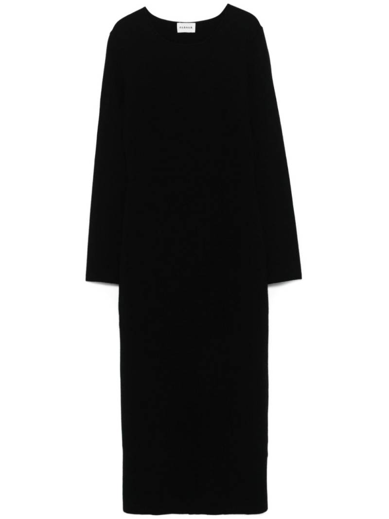 P.A.R.O.S.H. knitted midi dress - Black von P.A.R.O.S.H.