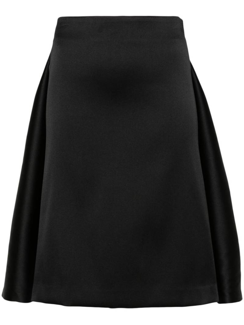 P.A.R.O.S.H. layered detail midi skirt - Black von P.A.R.O.S.H.