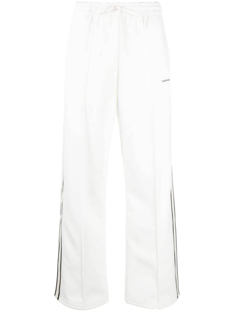 P.A.R.O.S.H. logo-embroidered drawstring track pants - White von P.A.R.O.S.H.