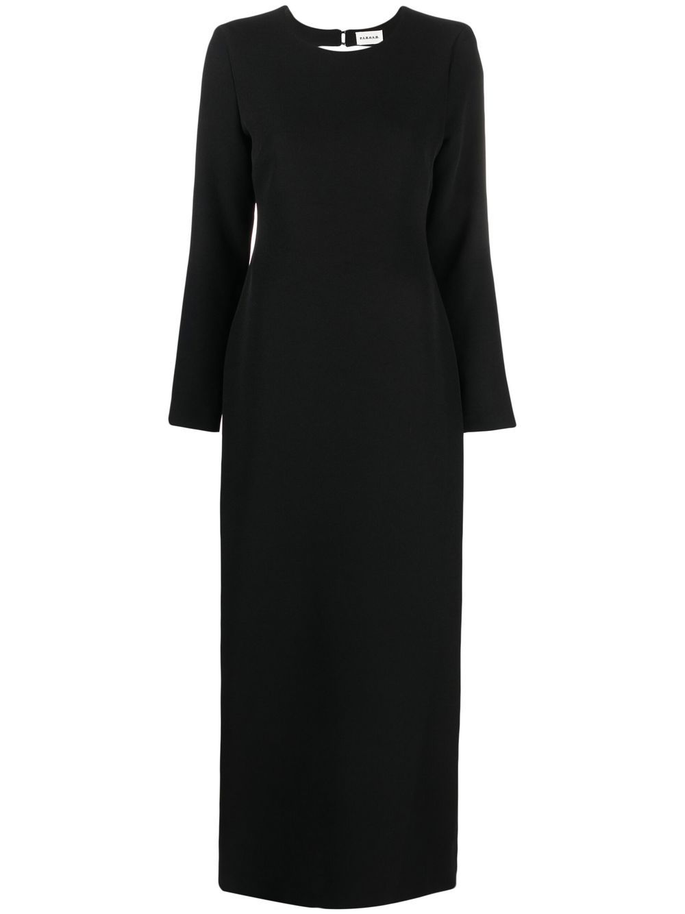 P.A.R.O.S.H. long-sleeve open-back dress - Black von P.A.R.O.S.H.