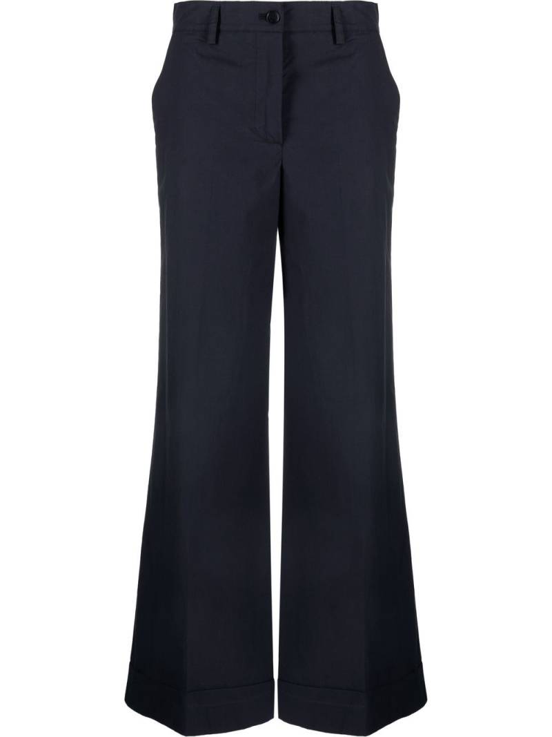 P.A.R.O.S.H. mid-rise wide-leg trousers - Blue von P.A.R.O.S.H.