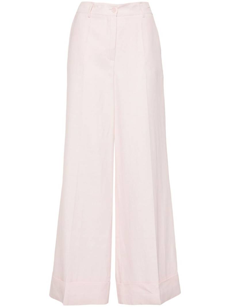 P.A.R.O.S.H. mid-waist wide-leg trousers - Pink von P.A.R.O.S.H.