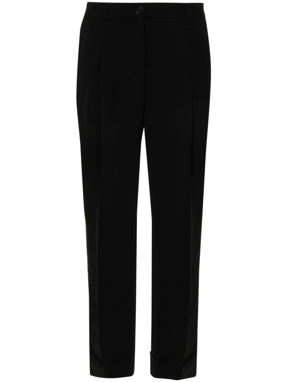 P.A.R.O.S.H. pleat-detail trousers - Black von P.A.R.O.S.H.