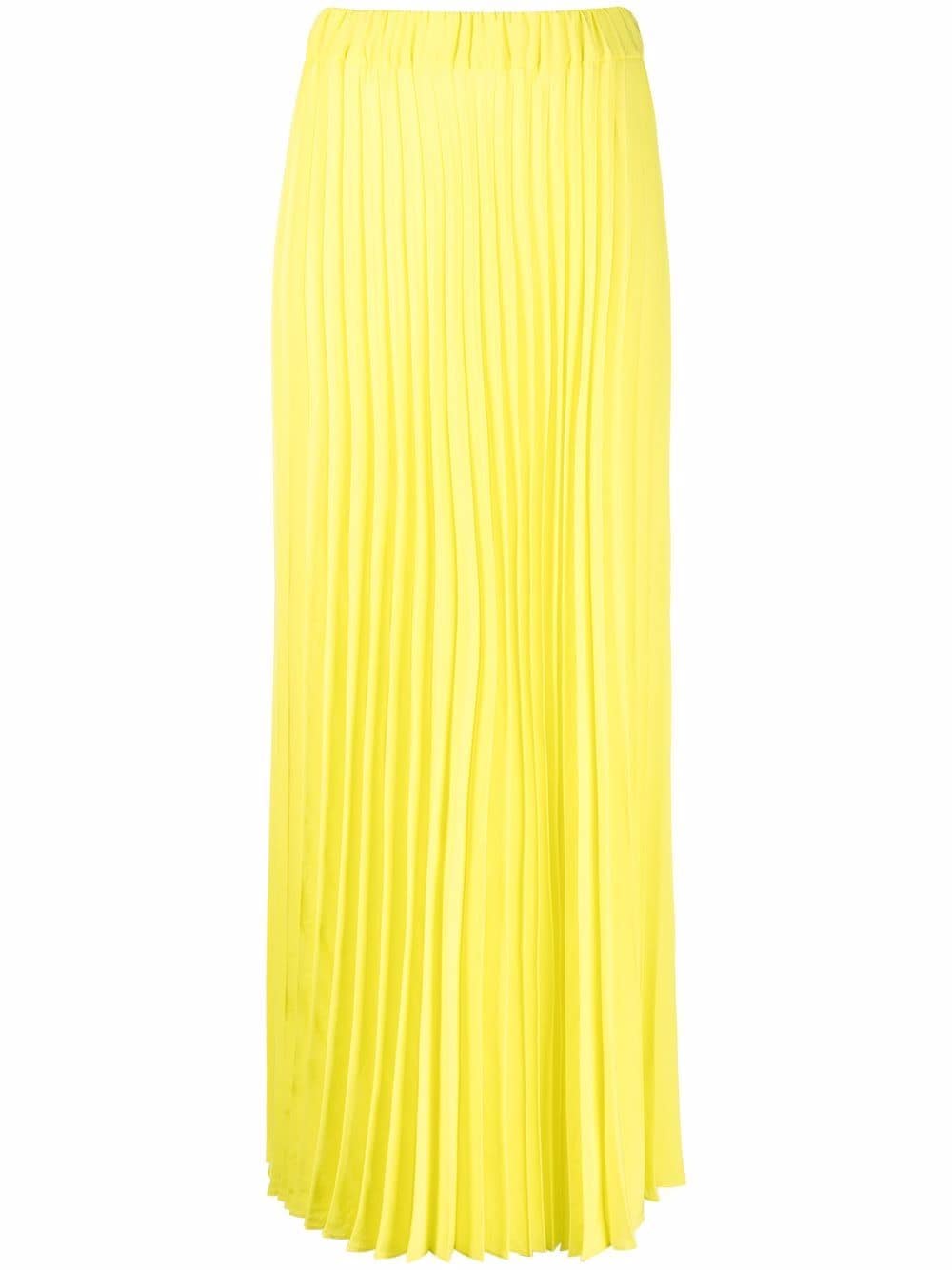 P.A.R.O.S.H. pleated maxi skirt - Yellow von P.A.R.O.S.H.