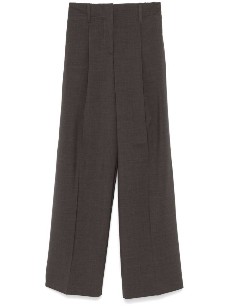 P.A.R.O.S.H. pressed-crease trousers - Brown von P.A.R.O.S.H.