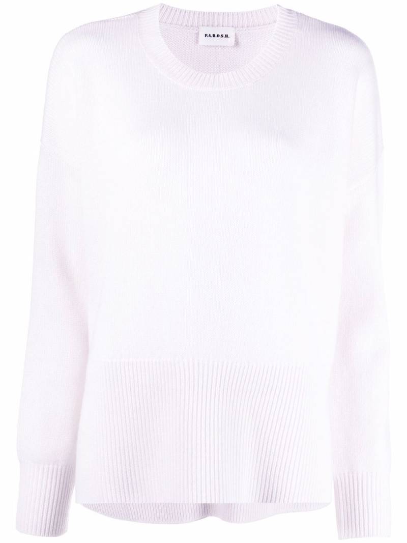 P.A.R.O.S.H. relaxed-knit jumper - Neutrals von P.A.R.O.S.H.