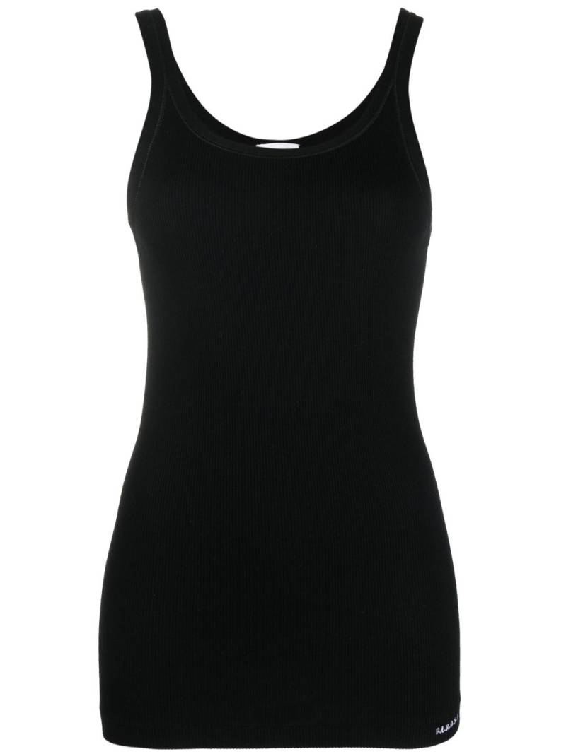 P.A.R.O.S.H. ribbed tank top - Black von P.A.R.O.S.H.