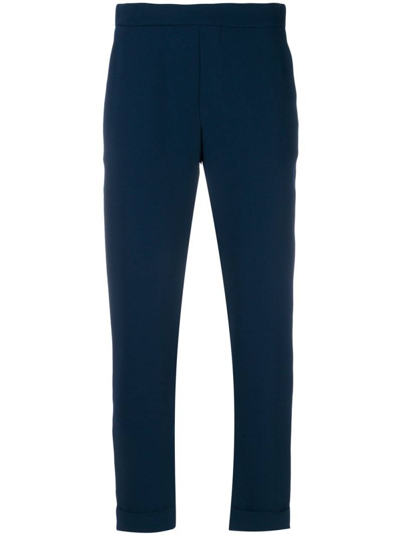 P.A.R.O.S.H. rolled cropped trousers - Blue von P.A.R.O.S.H.