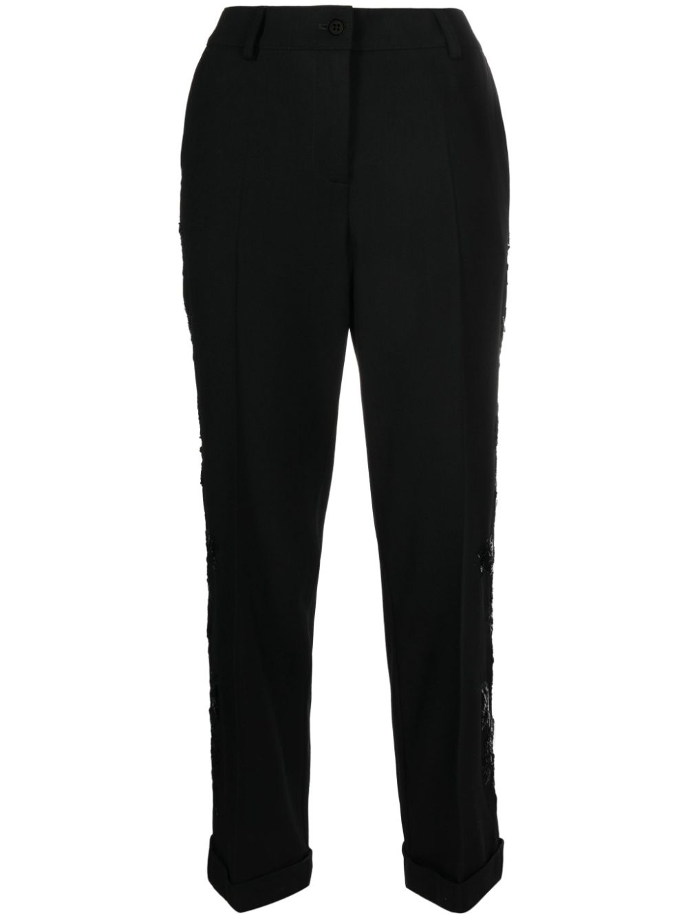 P.A.R.O.S.H. sequin-detail tapered-leg trousers - Black von P.A.R.O.S.H.