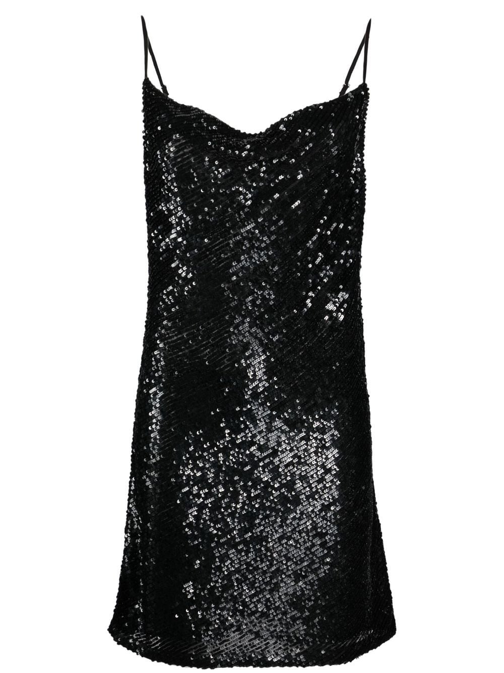 P.A.R.O.S.H. sequin-embellished mini dress - Black von P.A.R.O.S.H.