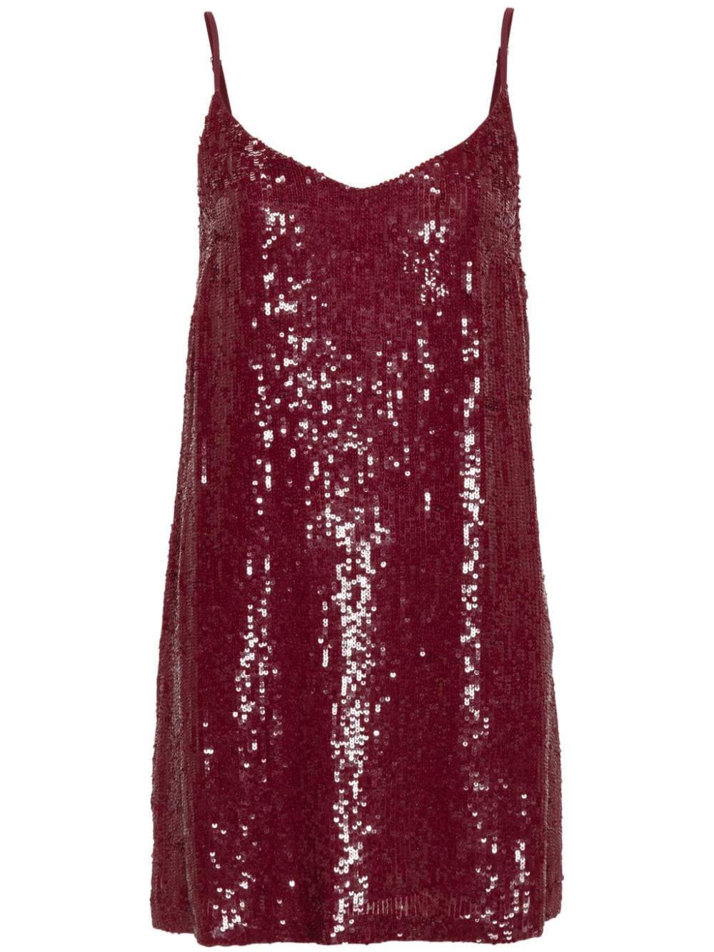 P.A.R.O.S.H. sequin mini dress - Red von P.A.R.O.S.H.