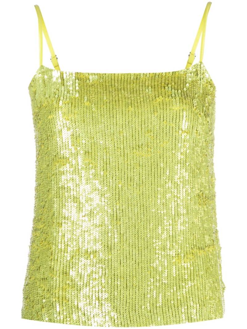 P.A.R.O.S.H. sequined cami top - Green von P.A.R.O.S.H.